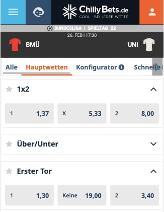 Download der Wett-App